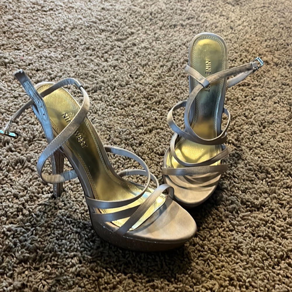 Nine West Gold Heels